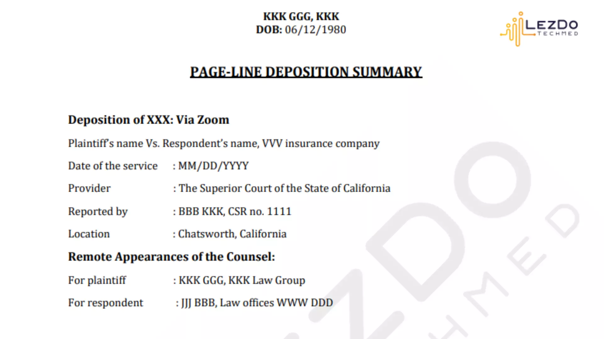 page-line-summary an-image-of-lezdo-techmed's-Page-line-summary-sample