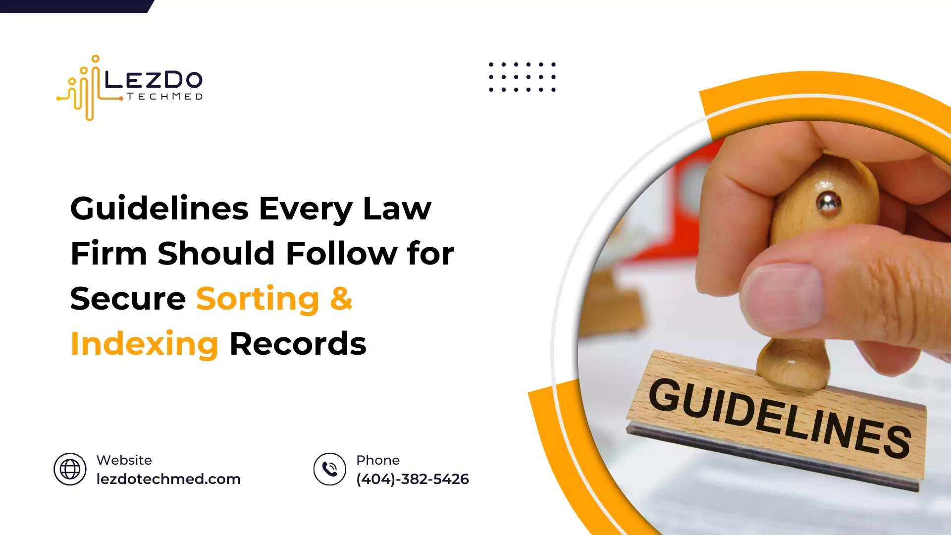 guidelines for secure sorting and indexing records