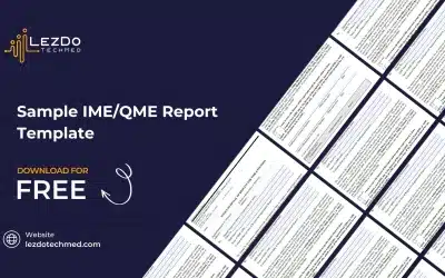 Sample IME/QME Report Template
