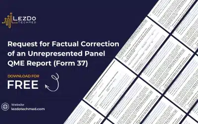 Request for Factual Correction of an Unrepresented Panel QME Report (QME Form 37)