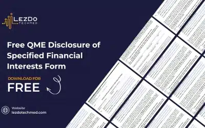 Free QME Disclosure of Specified Financial Interests Form – Download Now