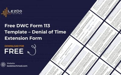 Free DWC Form 113 Template – Denial of Time Extension Form